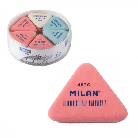 Ластик треуг 33*36*6 MILAN PNM4865 синт каучук