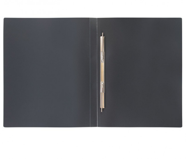 Папка с пружинным скоросшивателем A4 WENZER OFFiCE "Prisma" 700 мкм, 20 мм, серая (16)