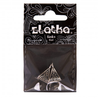 Бейл 1 x 1.5см, №01 античное серебро, 2шт, Zlatka/MFK-05 №01