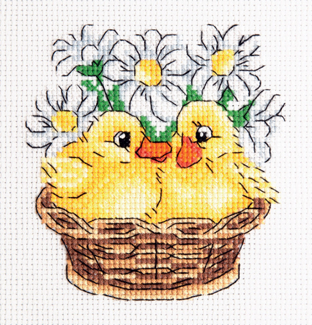 Набор для вышивания "Утята" 12 x 13см, Klart/8-291 Набор для вышивания "Утята" 12 x 13см, Klart/8-291