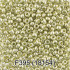 Бисер Чехия "GAMMA" круглый 6   10/0   2.3 мм    5 г  1-й сорт F395 фисташковый/металлик ( 18154 )