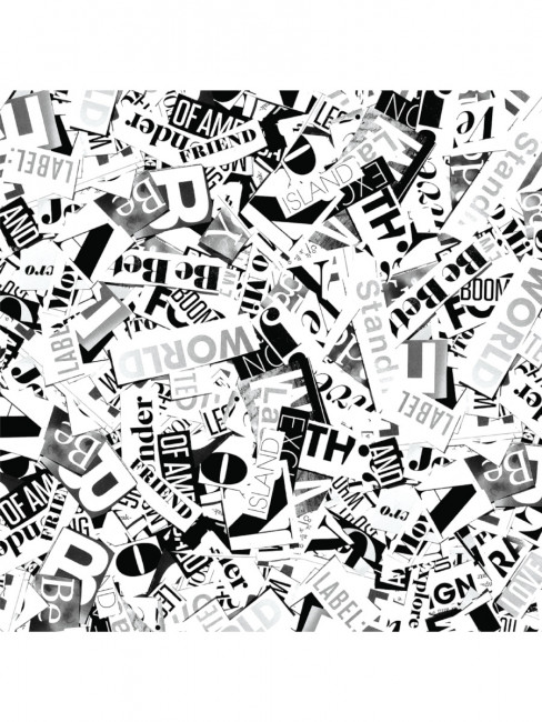 Упаковочная бумага Газетные вырезки (1л в рулоне, 70*100см) УБ-1781