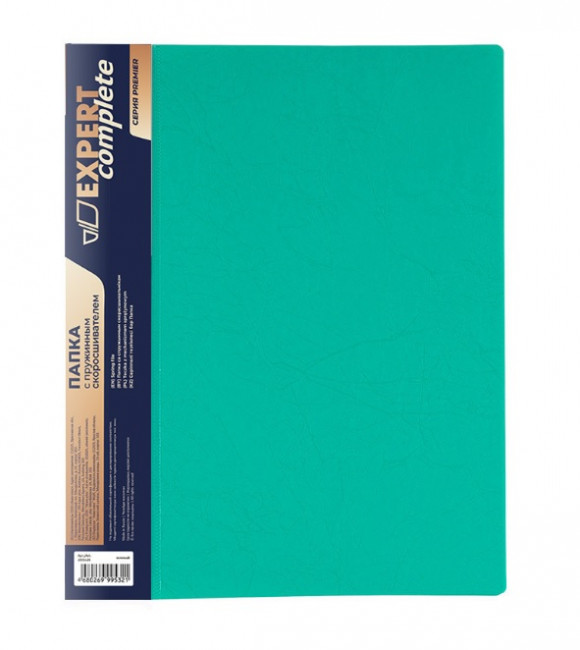 Папка А4 450мкр 20мм с пружинным скоросшивателем, волокно, зеленый, Premier Expert Complete/2205524 (4)