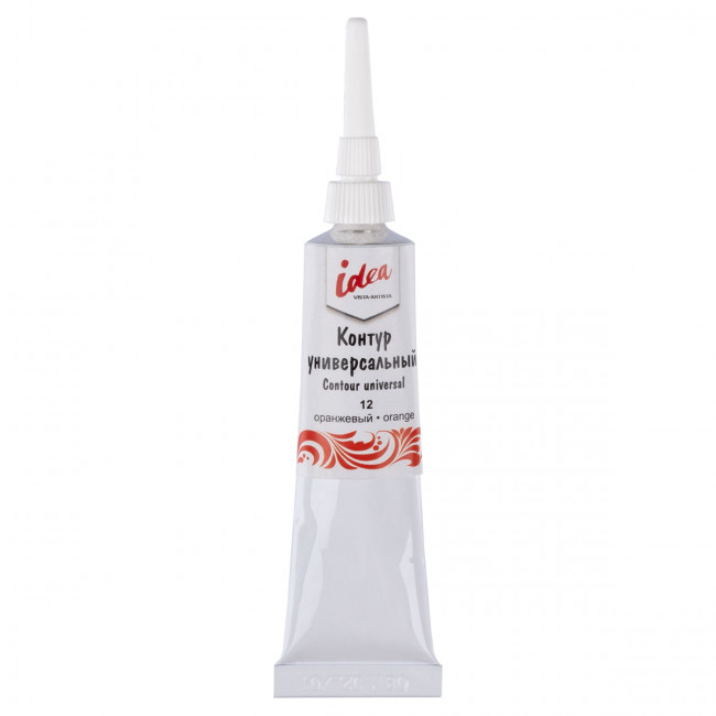 Контур 18 мл универсальный, оранжевый, idea VISTA-ARTISTA/VARU-18 №12