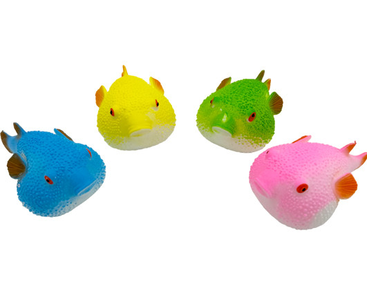 Игрушка DE-274 "Рыбка" мялка-антистресс, резина, цвета ассорти (12/288)