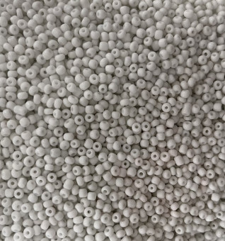 Бисер "ASMAR" размер №8, вес: 450 г, белый глянцевый, непрозрачный