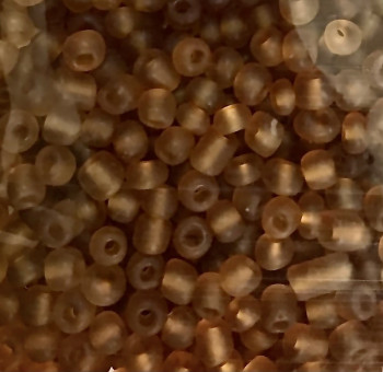 Бисер "ASMAR" размер №6, вес: 50 г, песочный матовый