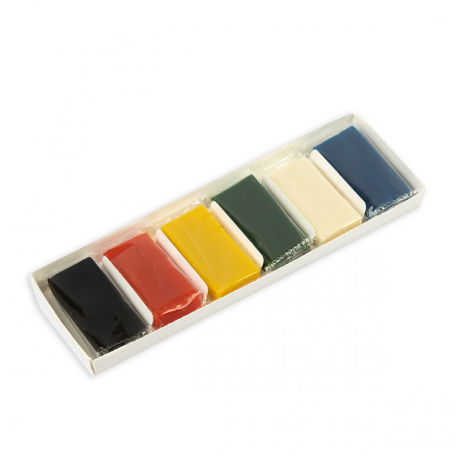 Пластилин 120 г растительный "РАСТИпласт" 6 цв, "Расти" Лео/LRP-0106