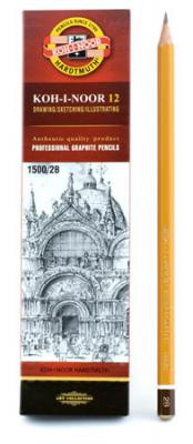 Карандаш ч/гр проф. KIN тв.2B (12) Карандаш ч/гр проф. KIN тв.2B (12)