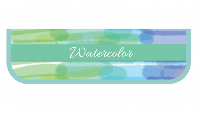 Пенал для кистей "Акварель" , L=270, Пчёлка/ФК-4 АКВАРЕЛЬ