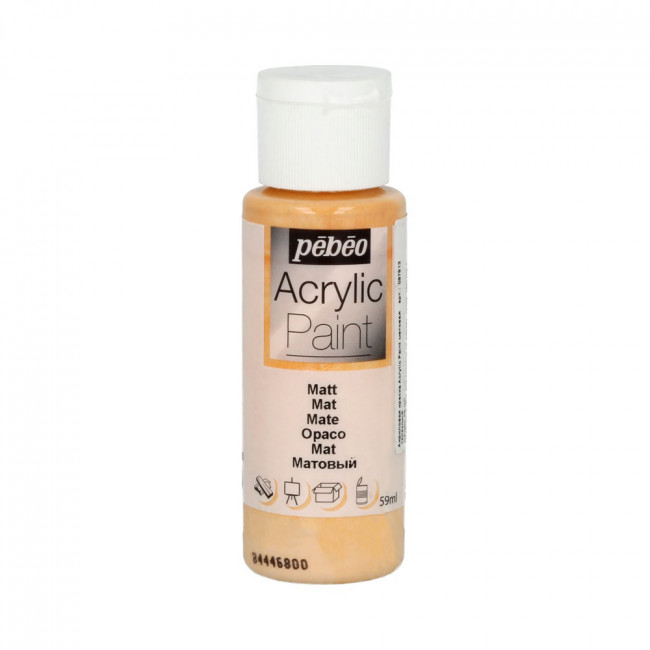 Краска 59мл акриловая матовая, для декора, телесный, Acrylic Paint PEBEO/97813 Краска 59мл акриловая матовая, для декора, телесный, Acrylic Paint PEBEO/97813
