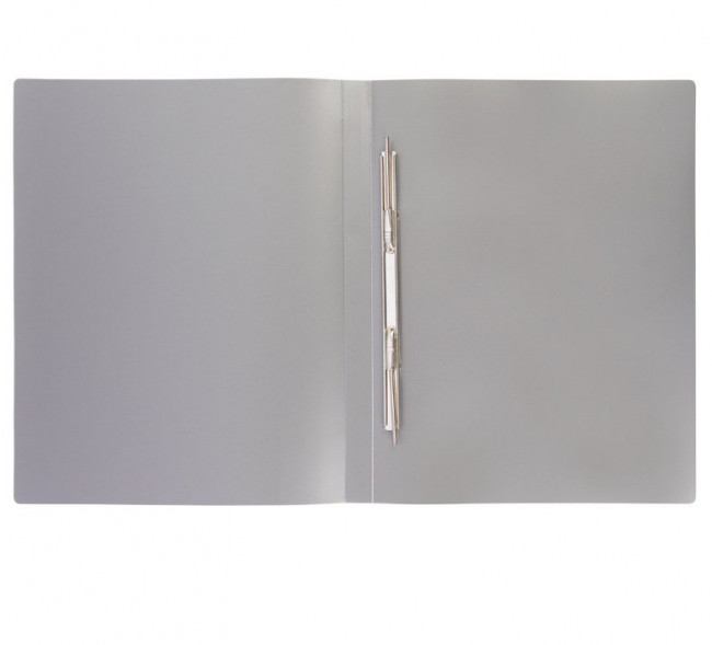 Папка с пружинным скоросшивателем A4 WENZER OFFiCE "Prisma" 700 мкм, 20 мм, серебрянная (16)