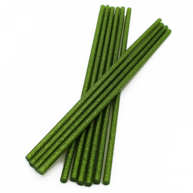 Патроны 7мм/30см д/клеевого пистолета, зеленые, 1шт, VIKEY/5688 (10)