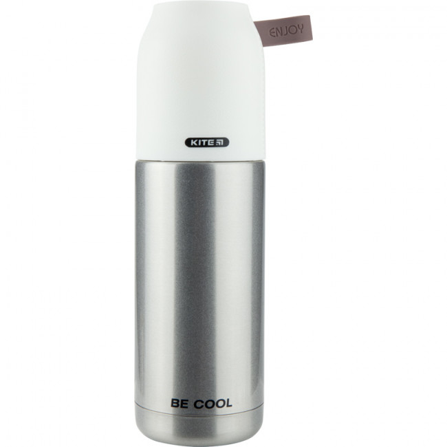 Термос 350мл Pearl, серебрянный, KITE