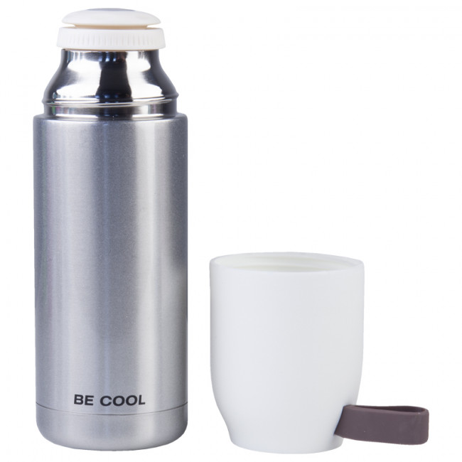 Термос 350мл Pearl, серебрянный, KITE