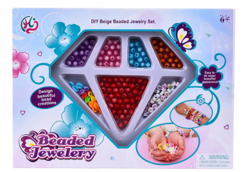 Набор бусин для творчества CRISTAL, 27*2.8*19.5см, картонная упаковка, Mazari