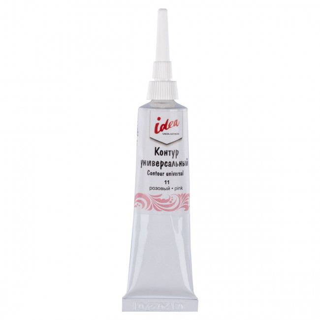 Контур 18 мл универсальный, розовый, idea VISTA-ARTISTA/VARU-18 №11