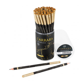 Карандаш НВ чернографитовый "Carrara. Black", BV/21-0030/96 (50)