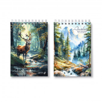 Альбом для эскизов А5 20л "Наедине с природой" на гребне, Светоч/А229_01605 (6/60)