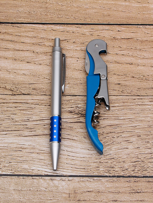 Набор 2 в 1 "Презент " (ручка,  открывалка-штопор-нож) ПН-2547