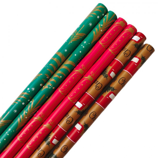 Бумага подарочная 70*100см "Новый Год", набор 2шт, MAYLOTT/4528 Бумага подарочная 70*100см "Новый Год", набор 2шт, MAYLOTT/4528