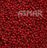 Бисер "ASMAR" размер №8, вес: 450 г, бордовый глянцевый, непрозрачный
