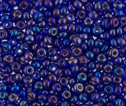 Бисер "ASMAR" размер №6, вес: 450 г, тёмно-синий хамелеон
