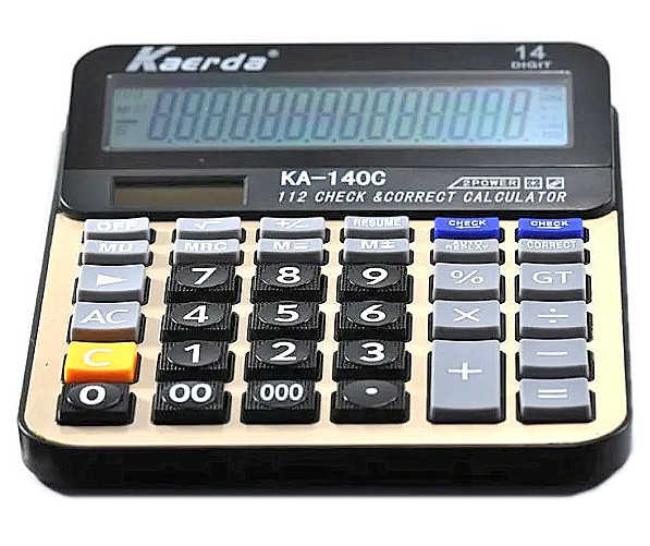 Калькулятор: 14-разрядный, в индивидуальной упаковке, размер упаковки-20,5*15,8*4,5 см. Калькулятор: 14-разрядный, в индивидуальной упаковке, размер упаковки-20,5*15,8*4,5 см.