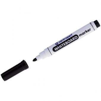 Маркер для белых досок Centropen "8559" черный, пулевидный, 2,5мм (10)