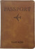 Обложка на паспорт WENZER OFFiCE, Passport "Travel wallet", на резинке, коричневая, эко кожа