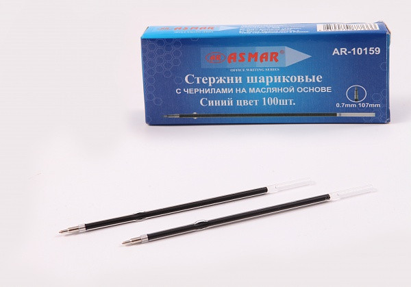 СТЕРЖЕНЬ ШАРИКОВЫЙ НА МАСЛЯНОЙ ОСНОВЕ КОРОТКИЙ С УШКАМИ 107мм игольчатый ASMAR (100)