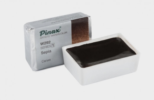 Акварель в кюветах Pinax Сепия -  2.5мл Ser.1 - W292
