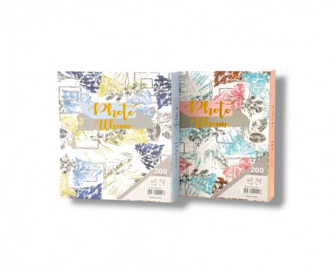 Фотоальбом 26 х 20 х 5см на 200 фото 10х15 см "Красочные оттиски", MiC/MX2-441/2441