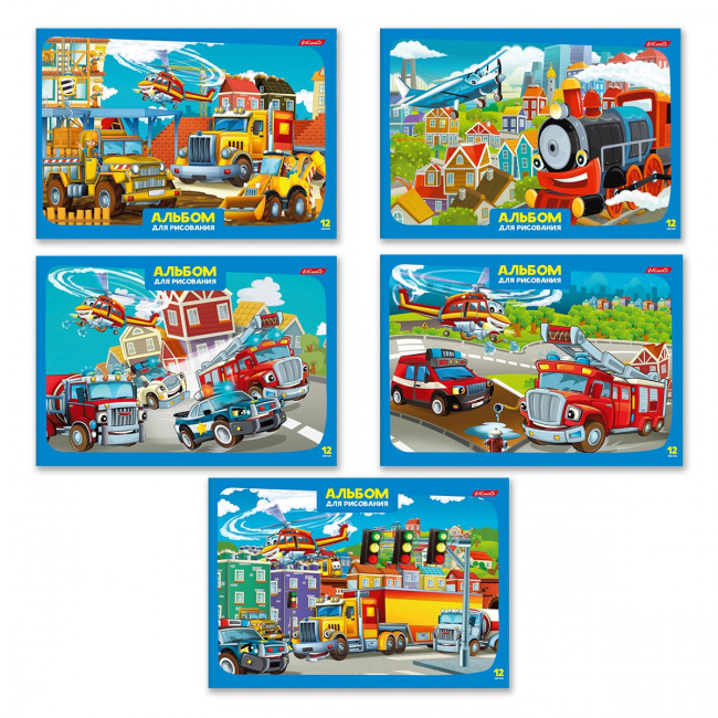 Альбом для рисования А4 12л скоба "Берегись автомобиля!" "Светоч" (10/50) Альбом для рисования А4 12л скоба "Берегись автомобиля!" "Светоч" (10/50)