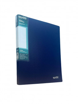 Папка с пружинным скоросшивателем A4 WENZER OFFiCE "Prisma" 700 мкм, 20 мм, синяя (16) Папка с пружинным скоросшивателем A4 WENZER OFFiCE "Prisma" 700 мкм, 20 мм, синяя (16)