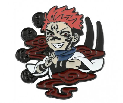 Значки DC-380 "Аниме персонаж" металл, цветная эмаль, на подложке, в ПВХ-пакете (1/20/100)