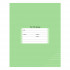 Тетрадь школьная А5 скоба 24л. одна линия "Школьная" (зелёная) BG (12/120)