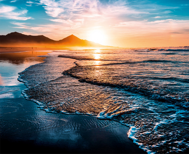 Интерьерная картина на холс 50 х 40см "Завораживающий закат" с подрамником, ФРЕЯ/PCF-14 Интерьерная картина на холс 50 х 40см "Завораживающий закат" с подрамником, ФРЕЯ/PCF-14