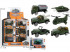 Машинка металлическая "Военная"(10,2х5,2х4,2 см) (микс,24 шт. в шоубоксе) ( Арт. 2176214)