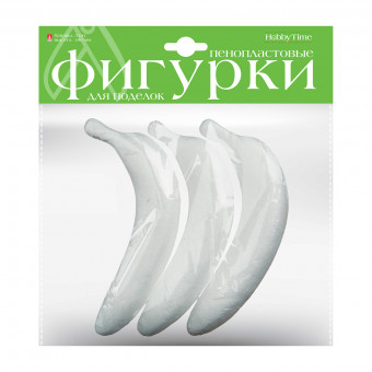 Пенопластовые фигурки 180мм "Бананы", 3шт, BV/2-184/04