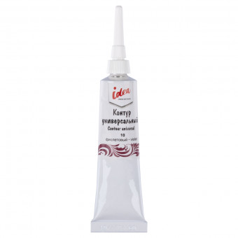 Контур 18 мл универсальный, фиолетовый, idea VISTA-ARTISTA/VARU-18 №10