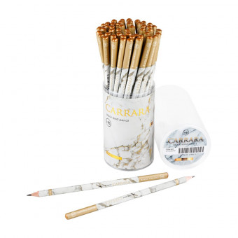 Карандаш НВ чернографитовый "Carrara. White", BV/21-0030/95 (50)