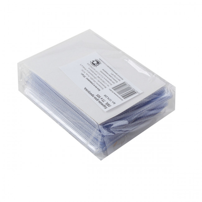 Карман для проездного документа, 7,5*10 см, ПВХ, прозрачный, ДПС, 1374.250