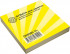 Бумага для заметок DOLCE COSTO с клеевым краем Эконом, 76х76 мм, желтая пастель (12)
