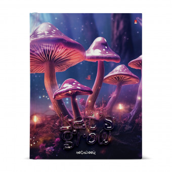 Тетрадь А5 80л клетка "Грибы фентези" со сменным блоком, на кольцах, BV/7-80-081/44 (16)