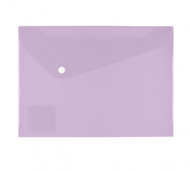 Папка-конверт А5 180мкр на кнопке, pastel лиловый, Trend Expert Complete/EC21017217 (10)