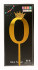 Топпер цифра 0 Корона GOLD 18см/600