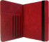 Обложка на паспорт WENZER OFFiCE, Passport "Travel wallet", на резинке, красная, эко кожа