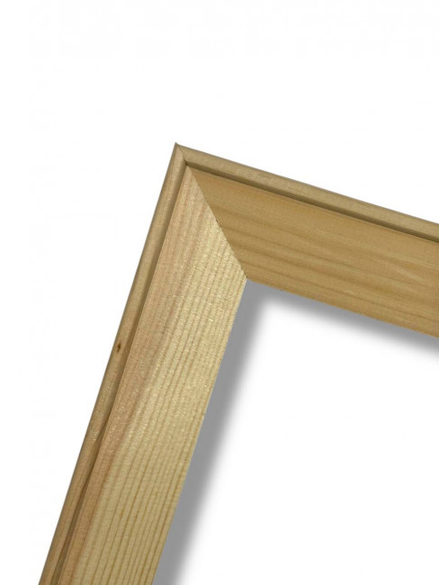 Подрамник глухой из сосновой рейки сечением 18*40мм, размер 50x60см