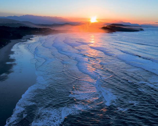 Интерьерная картина на холсте 50 х 40см "Заход солнца" с подрамником, ФРЕЯ/PCF-31